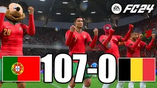 FIFA 23 - RONALDO, SPIDER MAN, Mbappe, MESSI, ALL STARS - PORTUGAL vs belgium
