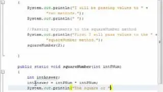 069 - Passing A Value To A Method