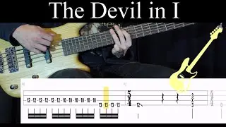 The Devil in I (Slipknot) - (BASS ONLY) Bass Cover (With Tabs)