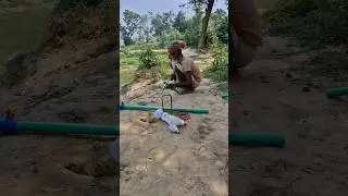 Amazing rat hunting skills- 12 #rat #farming #villagelife