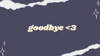 goodbye ♡ • friends with benefits • whole story