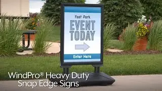 WindPro Snap Edge Signs