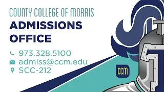 Welcome to County College of Morris Admissions