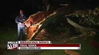 Severe weather strikes Erie County