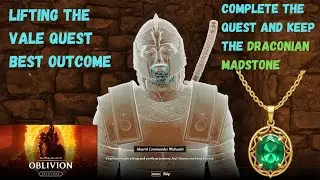 💀Elder Scrolls IV: Oblivion Remastered💀Draconian Madstone Quest Best Outcome