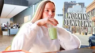 working at a coffee shop + exploring downtown birmingham!