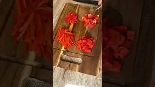 Pimientos y sus distintos cortes 🌶️🫑 #pimientos #pimenton #cocina #receta #tips #chef