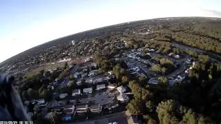 Mini PopWing FPV Flight with #16 Keychain Camera Recording