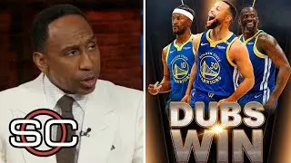 ESPN reacts to Steph Curry & Butler combine for 56 Pts as Warriors handle Rockets 95-85 to go up 1-0