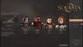 Solasta: Crown of the Magister | Cataclysm difficulty | Part 1 - Fighter, paladin, rogue and wizard