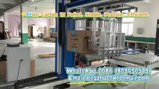 Efficiency-Focused: Ditch Manual Handling! 1 Rail Palletizer = Multiple Workers + Handles 80KG Loads