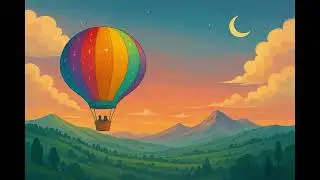 &bdquo;🎈 Balonul Magic al Familiei Curcubeu 🌈 &ndash; Poveste de Noapte Bună spusă de 