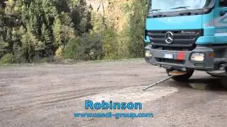 Robinson Schild LKW Flexibler Poller Saedi Dissuasore flessibile Flexible Bollard