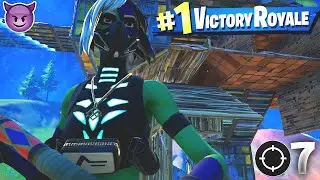 7 Kill Solo Win With Hush (NEW Style) Gameplay In Fortnite Battle Royale (Season 8)
