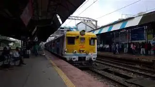 BHEL Dual Voltage EMU departing Vikhroli