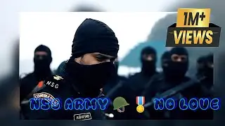 BLACK CAT (NSG) ATTITUDE 🇮🇳😱,! NO LOVE status #army