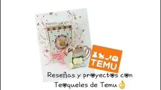 Rese&ntilde;as y proyectos con troqueles de Temu 👌#craft #diy #temu #temufinds 