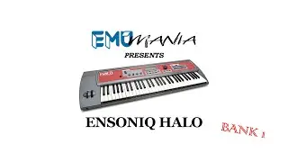 ENSONIQ HALO / E-MU SOUNDS OF THE ZR ROM - BANK 1 PRESET DEMO