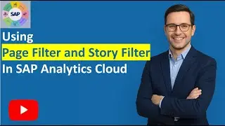 Using Page filters and Story filters in SAP Analytic Cloud(SAC)#sapclasses #dataanalytics