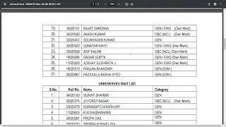 DAE JPA/JSK |  Exam final result declared, List of selected  candidates