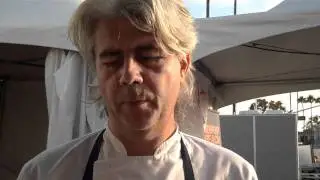 Chef Grant MacPherson of Rustica at Chef's Cooking Pavilion at the Taste of Newport