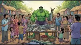 Hulk is very poor. Hulk fishing. and sale market. help us ###film #viral 