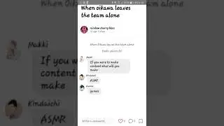 When Oikawa leaves the team alone the for a day/ ft.Aoba johsai/haikyuu text