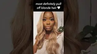 Blonde Hair Doesn&rsquo;t Suit Dark Skin? 💛🤔