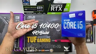 intel Core i5 10400 ASUS TUF GAMING H470 PRO WiFi RTX 2060 Gaming PC Build