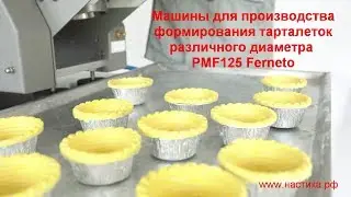 Машины для производства формирования тарталеток из слоёного и песочного тестаPMF125 Ferneto