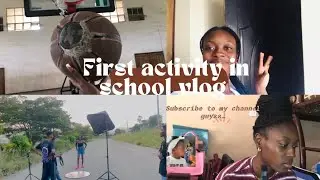First activities in school after the 8months ASUU strike