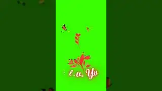 Love You Green Screen Animated Avoid Copyright #chromakey #green #greenscreen #love #ytshorts #viral