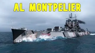 World of WarShips AL Montpelier- The Sea's on Fire &ndash; 25 Set on Fire!