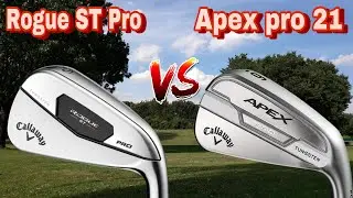 Сравнение новых айронов Callaway Rogue ST Pro с моими айронами Apex Pro 2021 года | Обзор Rogue S...