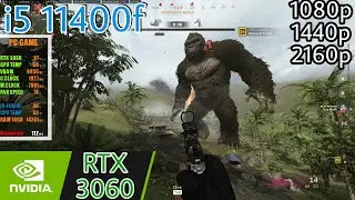 WARZONE \ RTX 3060 12 GB \i5 11400f \ 1080p \ 1440p \ 2160p \ 4k