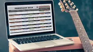 30 Day Social Content Calendar - Indie Band Coach