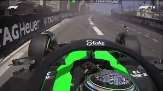 Zhou Guanyu Onboard View Of Crash With Perez,Magnussen And H&uuml;lkenberg During Monaco Race 2024