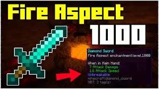 How To Get A Fire Aspect 1,000 Sword in Minecraft 1.17.1 (2024)