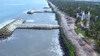 Reformation of Damaged Sunken Sea wall Using Tetrapods along Chellanam Coast