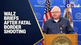 LIVE: Minnesota Governor Tim Walz Holds Briefing After Fatal Border Patrol Shooting in Minneapolis
