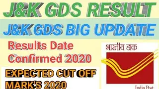 J&K GDS RESULTS NEWS 2020/ MP Gds Result Big Update 2020/All Gds Circle News 2020