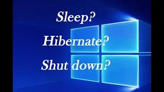 Windows 10 l Fixing Hibernation and Sleep Mode l  2 Minute tutorial.