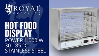 Hot Food Display Royal Catering RCHT-1000 | Product presentation
