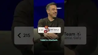 Gary Neville finds out he's NOT in the MNF group chat! 📲❌
