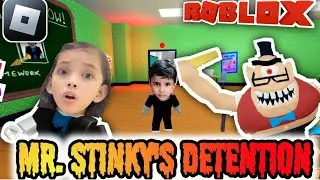 Crazy Class Detention At Mr.Stinky’s School (Roblox Obby)