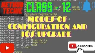 Modes of configuration and IOS upgrade
