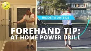 More Forehand Power With This At Home Drill