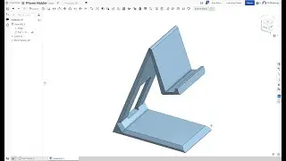 Simple Phone Holder in Onshape Beginner (Simple)