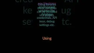 Using .env files with PHP