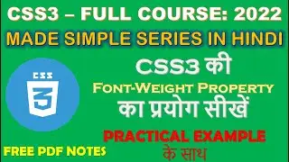 What is the Font Weight Property? - Know About Font Weight 300 - How to use font weight property